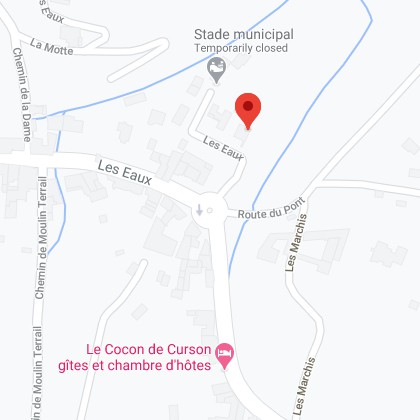 Google Map of France, 2, place de Curson 26600 Chanos-Curson
